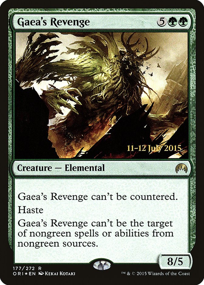 Gaea's Revenge [Magic Origins Prerelease Promos] | Dragon's Lair Comics and Fantasy Houston TX