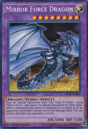 Mirror Force Dragon [DRL2-EN005] Secret Rare | Dragon's Lair Comics and Fantasy Houston TX