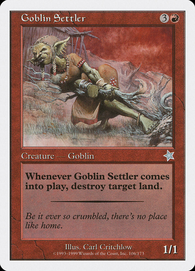 Goblin Settler [Starter 1999] | Dragon's Lair Comics and Fantasy Houston TX