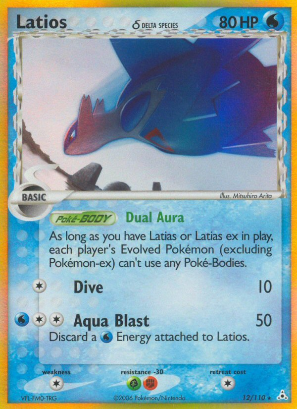 Latios (12/110) (Delta Species) [EX: Holon Phantoms] | Dragon's Lair Comics and Fantasy Houston TX