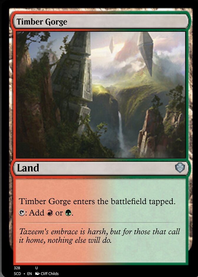 Timber Gorge [Starter Commander Decks] | Dragon's Lair Comics and Fantasy Houston TX