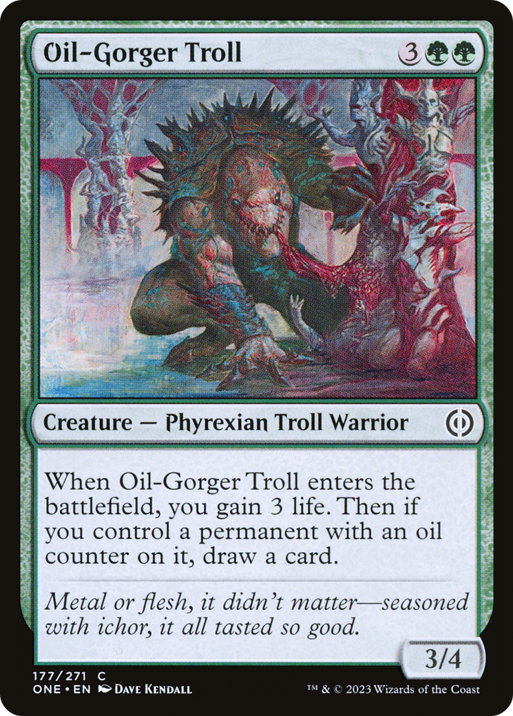 Oil-Gorger Troll [Phyrexia: All Will Be One] | Dragon's Lair Comics and Fantasy Houston TX