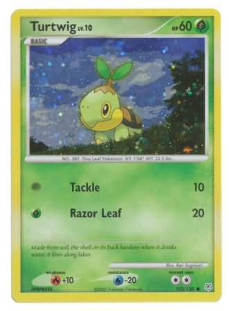 Turtwig (103/130) (Cosmos Holofoil) [Diamond & Pearl: Base Set] | Dragon's Lair Comics and Fantasy Houston TX