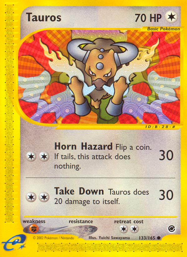 Tauros (133/165) [Expedition: Base Set] | Dragon's Lair Comics and Fantasy Houston TX