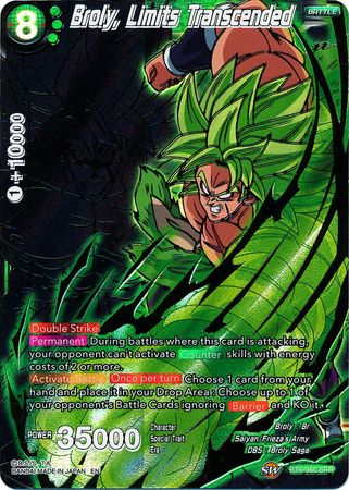 Broly, Limits Transcended (SPR) (BT6-060) [Destroyer Kings] | Dragon's Lair Comics and Fantasy Houston TX