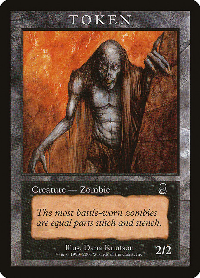 Zombie Token [Magic Player Rewards 2002] | Dragon's Lair Comics and Fantasy Houston TX