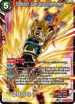 SS Bardock, Super Saiyan Enlightenment (BT13-010) [Supreme Rivalry] | Dragon's Lair Comics and Fantasy Houston TX