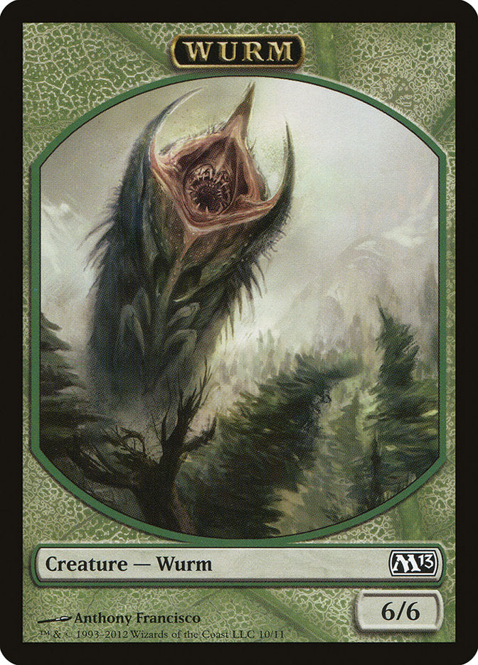 Wurm Token [Magic 2013 Tokens] | Dragon's Lair Comics and Fantasy Houston TX