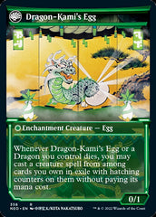 The Dragon-Kami Reborn // Dragon-Kami's Egg (Showcase Soft Glow) [Kamigawa: Neon Dynasty] | Dragon's Lair Comics and Fantasy Houston TX