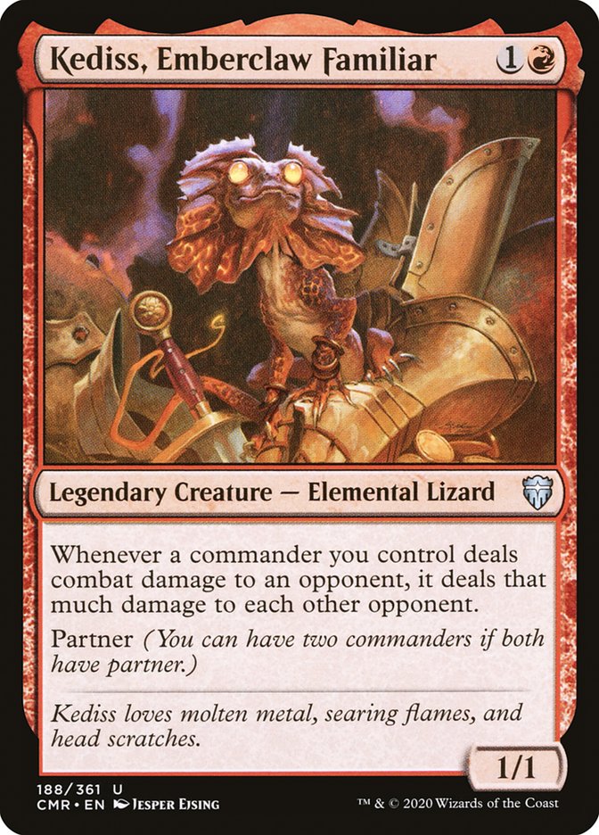 Kediss, Emberclaw Familiar [Commander Legends] | Dragon's Lair Comics and Fantasy Houston TX