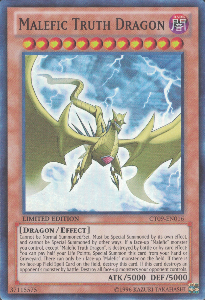 Malefic Truth Dragon [CT09-EN016] Super Rare | Dragon's Lair Comics and Fantasy Houston TX