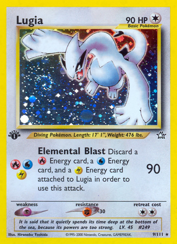 Lugia (9/111) [Neo Genesis 1st Edition] | Dragon's Lair Comics and Fantasy Houston TX