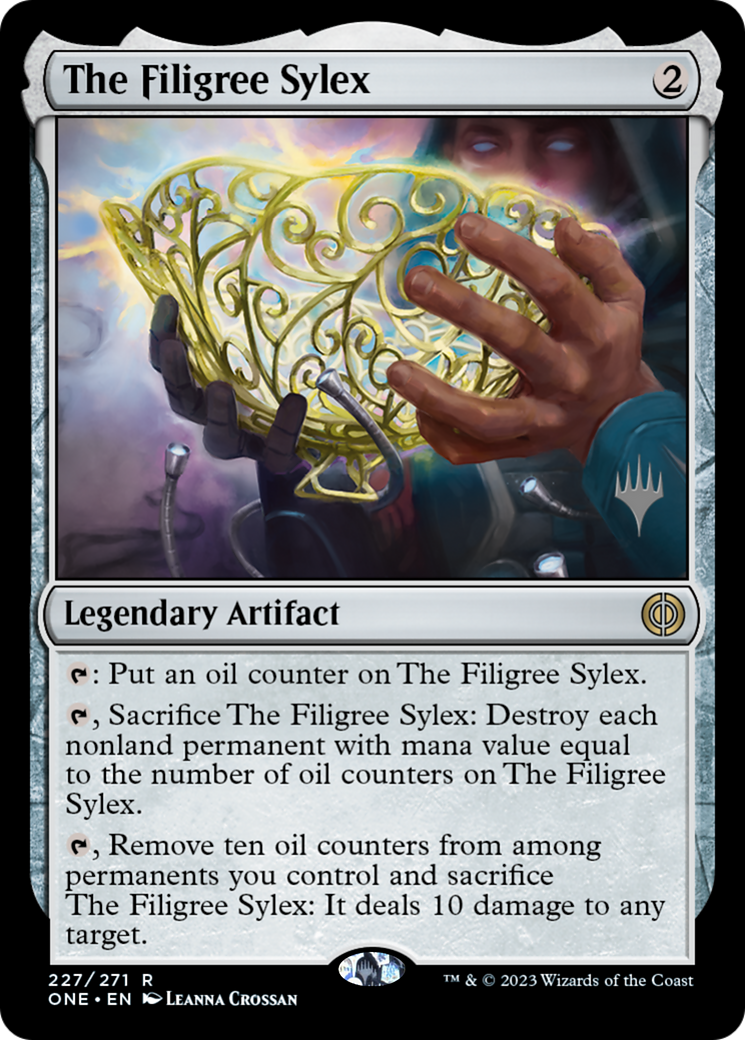 The Filigree Sylex (Promo Pack) [Phyrexia: All Will Be One Promos] | Dragon's Lair Comics and Fantasy Houston TX