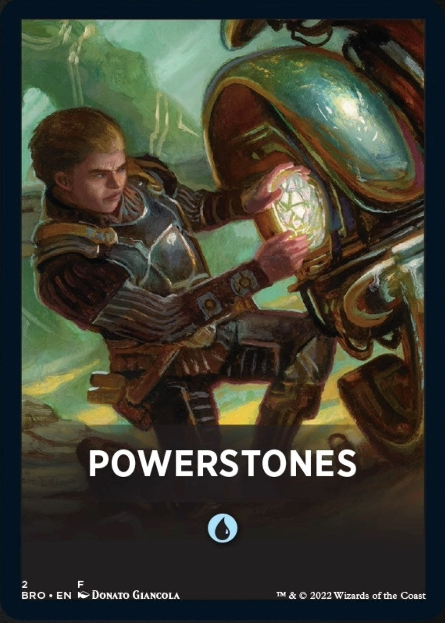 Powerstones Theme Card [The Brothers' War Tokens] | Dragon's Lair Comics and Fantasy Houston TX