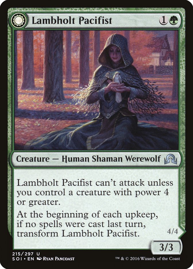 Lambholt Pacifist // Lambholt Butcher [Shadows over Innistrad] | Dragon's Lair Comics and Fantasy Houston TX