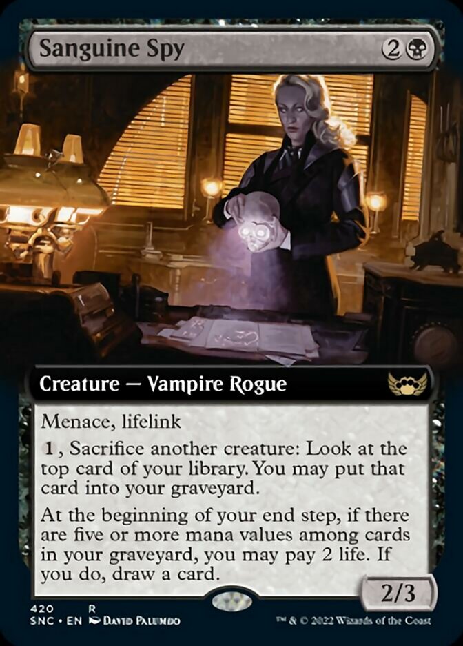 Sanguine Spy (Extended Art) [Streets of New Capenna] | Dragon's Lair Comics and Fantasy Houston TX