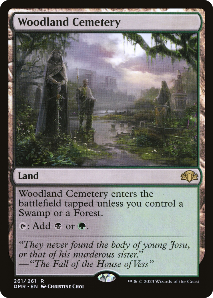 Woodland Cemetery [Dominaria Remastered] | Dragon's Lair Comics and Fantasy Houston TX