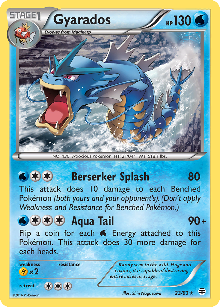 Gyarados (23/83) [XY: Generations] | Dragon's Lair Comics and Fantasy Houston TX