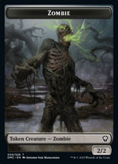 Phyrexian // Zombie Double-Sided Token [Dominaria United Tokens] | Dragon's Lair Comics and Fantasy Houston TX