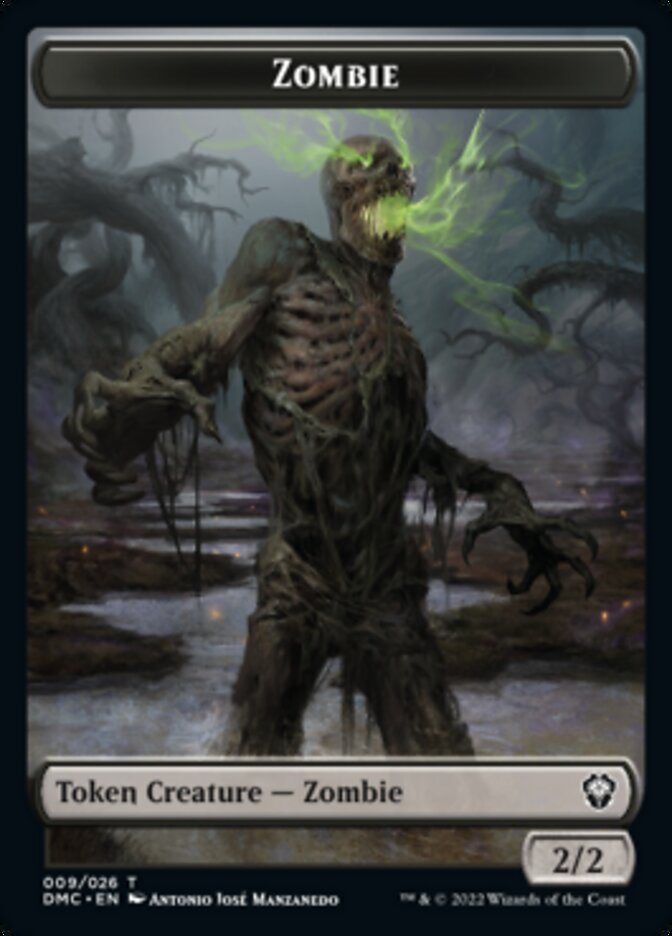 Soldier // Zombie Double-Sided Token [Dominaria United Tokens] | Dragon's Lair Comics and Fantasy Houston TX