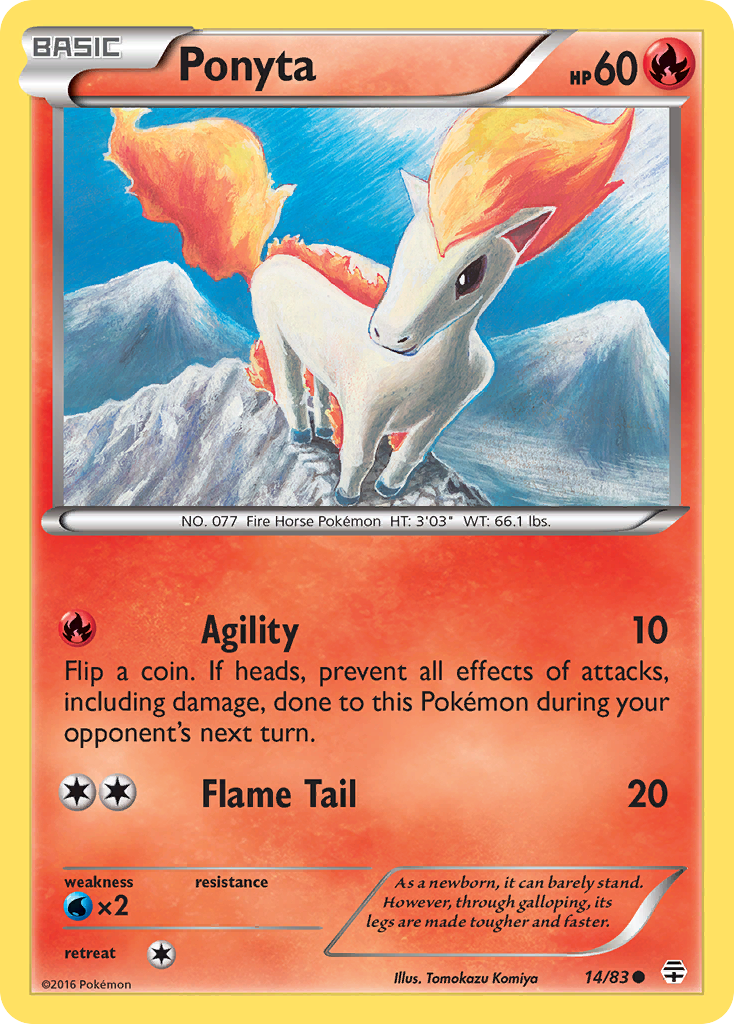 Ponyta (14/83) [XY: Generations] | Dragon's Lair Comics and Fantasy Houston TX