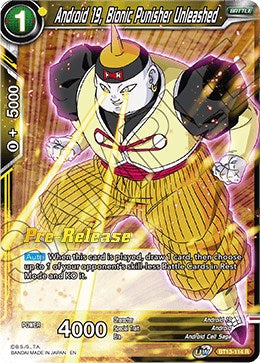 Android 19, Bionic Punisher Unleashed (BT13-114) [Supreme Rivalry Prerelease Promos] | Dragon's Lair Comics and Fantasy Houston TX