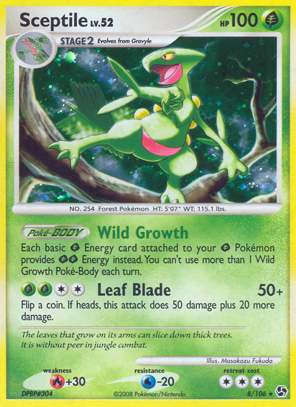 Sceptile (8/106) [Diamond & Pearl: Great Encounters] | Dragon's Lair Comics and Fantasy Houston TX