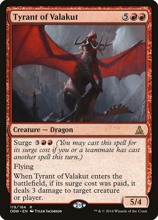 Tyrant of Valakut [Oath of the Gatewatch] | Dragon's Lair Comics and Fantasy Houston TX