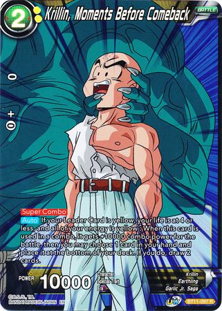 Krillin, Moments Before Comeback (BT11-097) [Vermilion Bloodline 2nd Edition] | Dragon's Lair Comics and Fantasy Houston TX