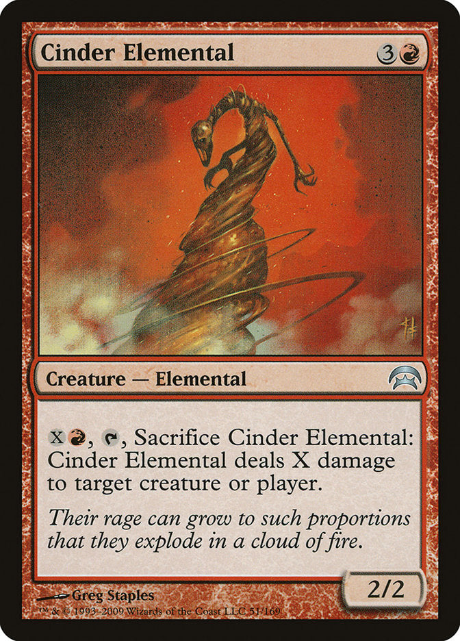 Cinder Elemental [Planechase] | Dragon's Lair Comics and Fantasy Houston TX