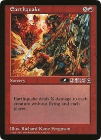 Earthquake (Oversized) [Oversize Cards] | Dragon's Lair Comics and Fantasy Houston TX