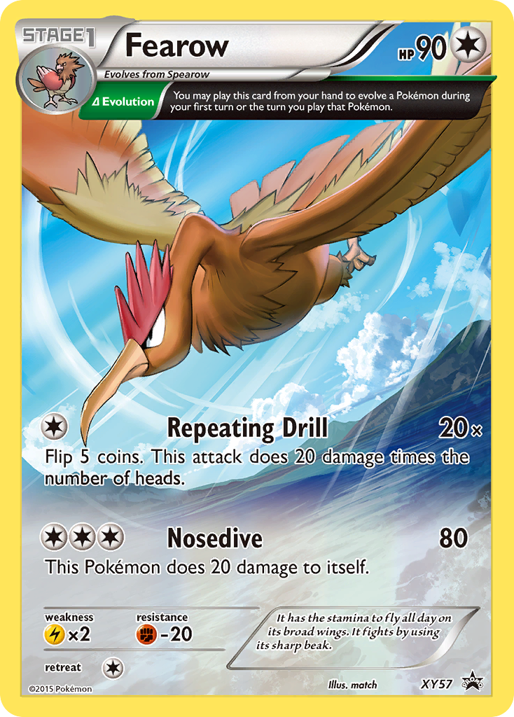 Fearow (XY57) [XY: Black Star Promos] | Dragon's Lair Comics and Fantasy Houston TX