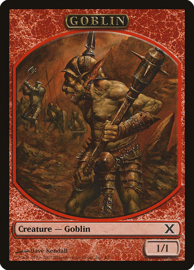 Goblin Token [Tenth Edition Tokens] | Dragon's Lair Comics and Fantasy Houston TX