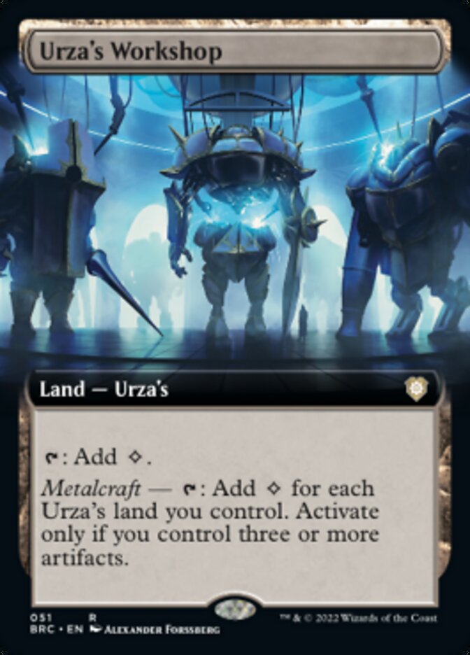 Urza's Workshop (Extended Art) [The Brothers' War Commander] | Dragon's Lair Comics and Fantasy Houston TX