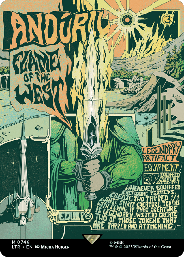 Anduril, Flame of the West (Borderless Poster) [The Lord of the Rings: Tales of Middle-Earth] | Dragon's Lair Comics and Fantasy Houston TX