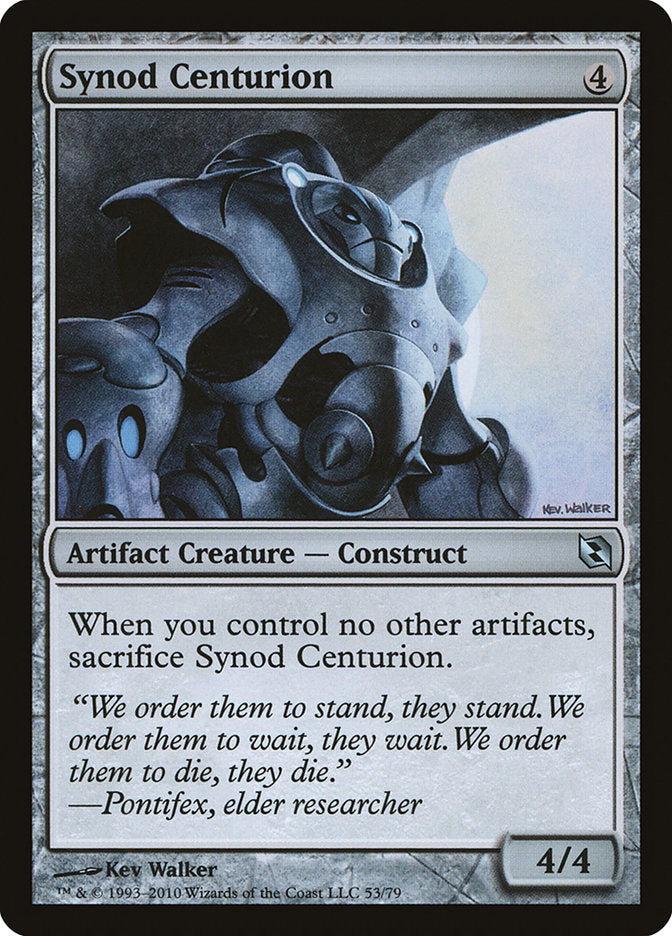 Synod Centurion [Duel Decks: Elspeth vs. Tezzeret] | Dragon's Lair Comics and Fantasy Houston TX