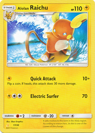 Alolan Raichu (17/30) [Sun & Moon: Trainer Kit - Alolan Raichu] | Dragon's Lair Comics and Fantasy Houston TX