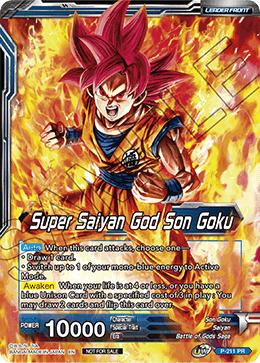 Super Saiyan God Son Goku // SSGSS Son Goku, Soul Striker Reborn (P-211) [Collector's Selection Vol. 2] | Dragon's Lair Comics and Fantasy Houston TX