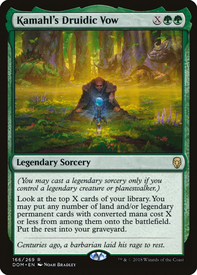 Kamahl's Druidic Vow [Dominaria] | Dragon's Lair Comics and Fantasy Houston TX