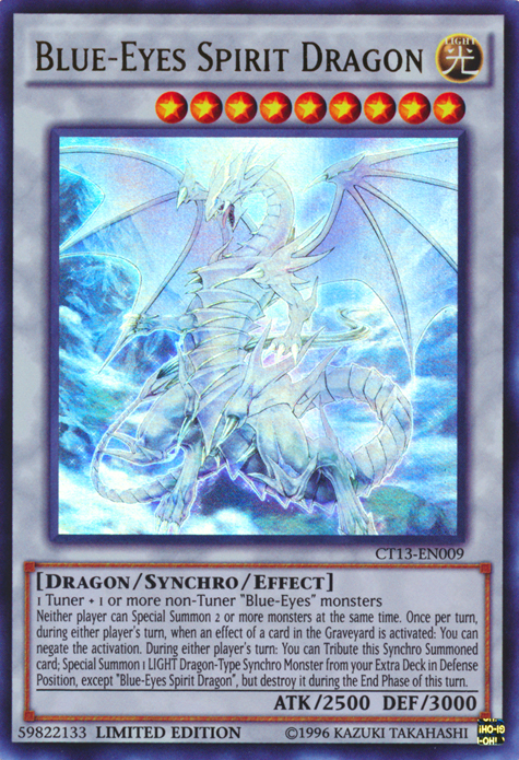 Blue-Eyes Spirit Dragon [CT13-EN009] Ultra Rare | Dragon's Lair Comics and Fantasy Houston TX