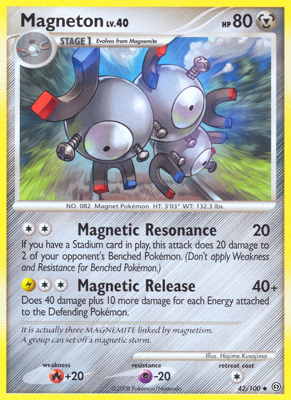 Magneton (42/100) [Diamond & Pearl: Stormfront] | Dragon's Lair Comics and Fantasy Houston TX