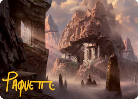 Mountain (277) Art Card (Gold-Stamped Signature) [Dungeons & Dragons: Adventures in the Forgotten Realms Art Series] | Dragon's Lair Comics and Fantasy Houston TX