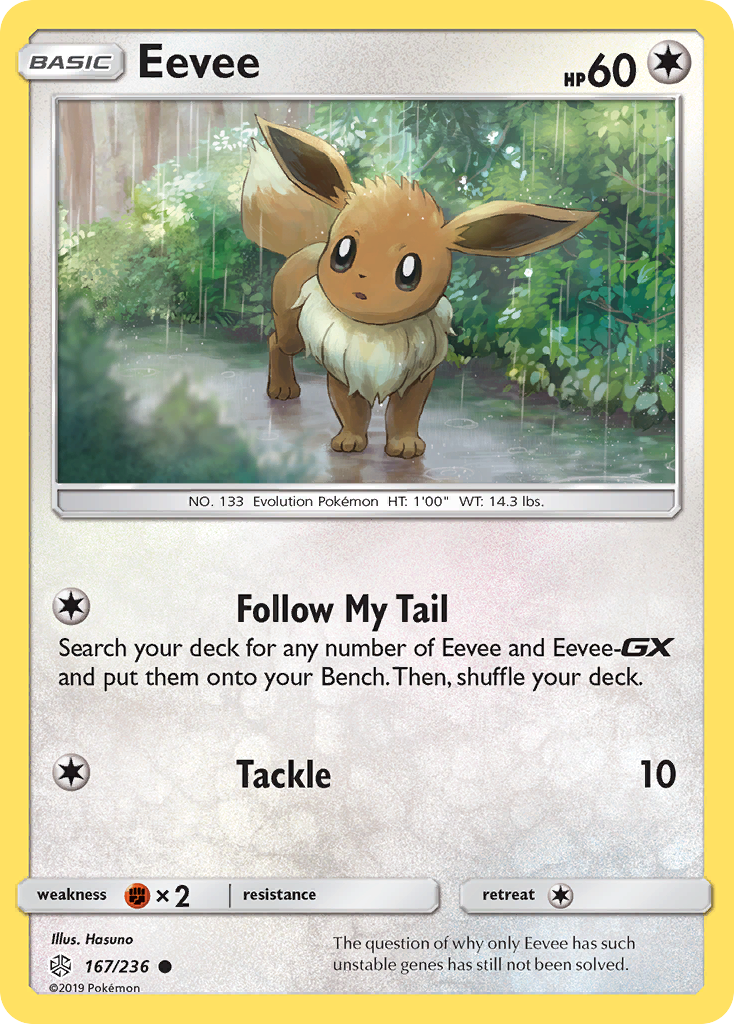 Eevee (167/236) [Sun & Moon: Cosmic Eclipse] | Dragon's Lair Comics and Fantasy Houston TX