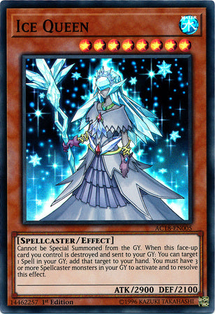 Ice Queen [AC18-EN005] Super Rare | Dragon's Lair Comics and Fantasy Houston TX