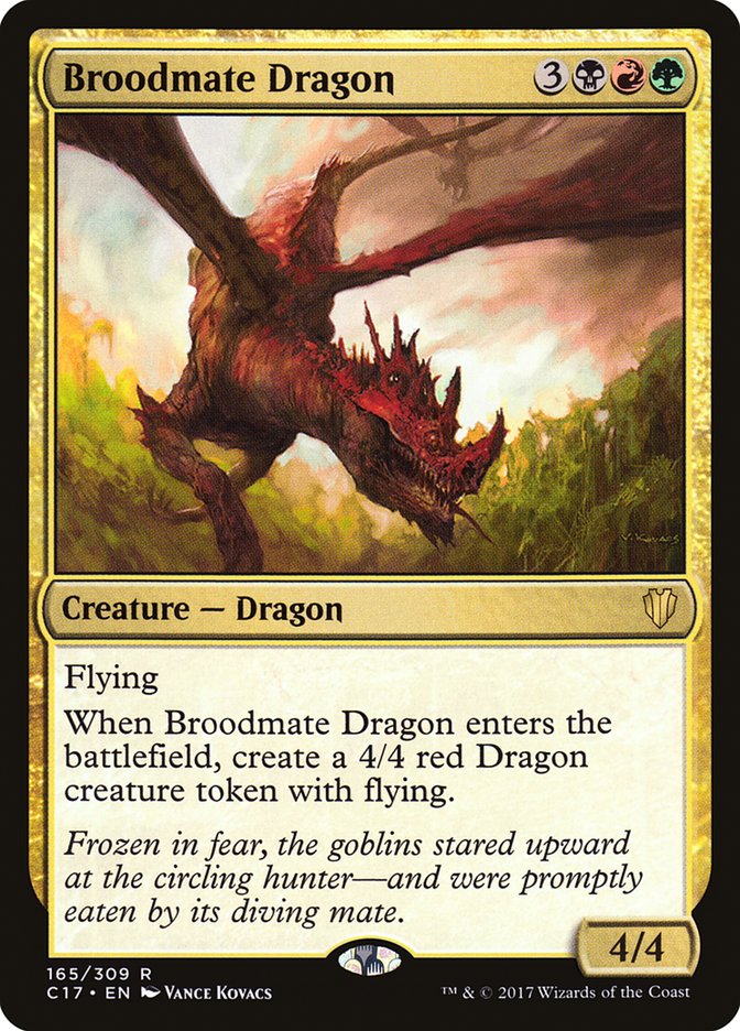 Broodmate Dragon [Commander 2017] | Dragon's Lair Comics and Fantasy Houston TX