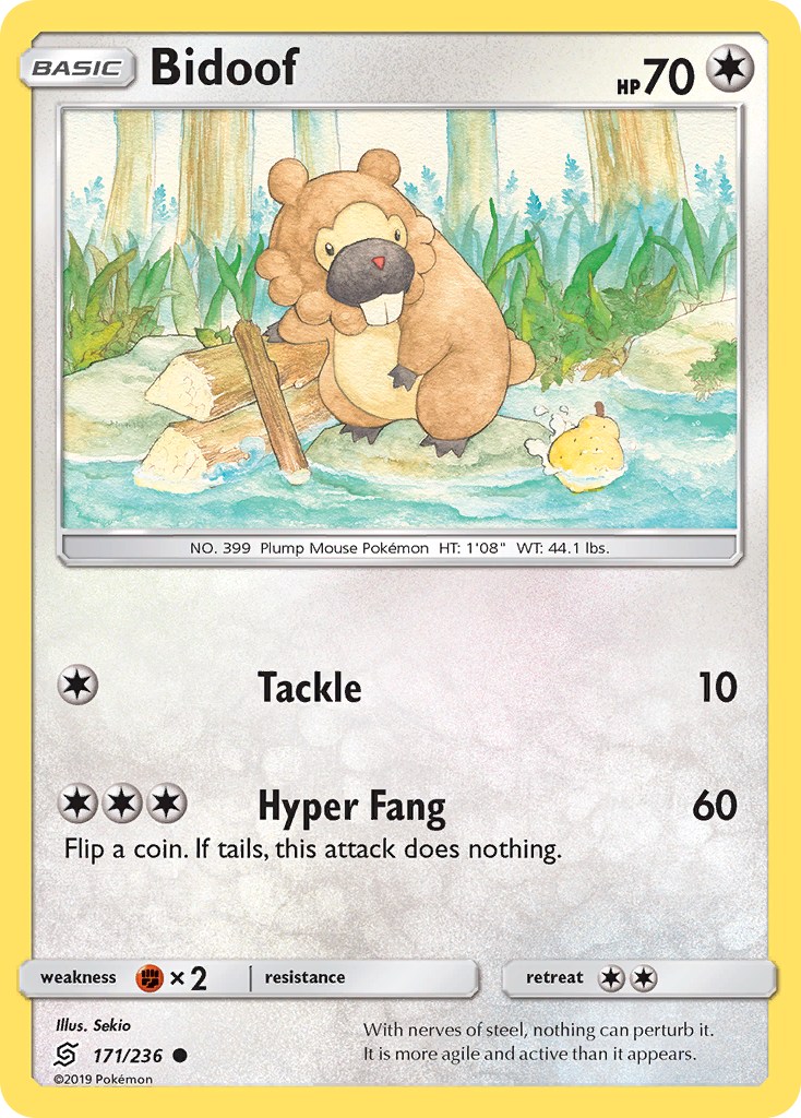 Bidoof (171/236) [Sun & Moon: Unified Minds] | Dragon's Lair Comics and Fantasy Houston TX