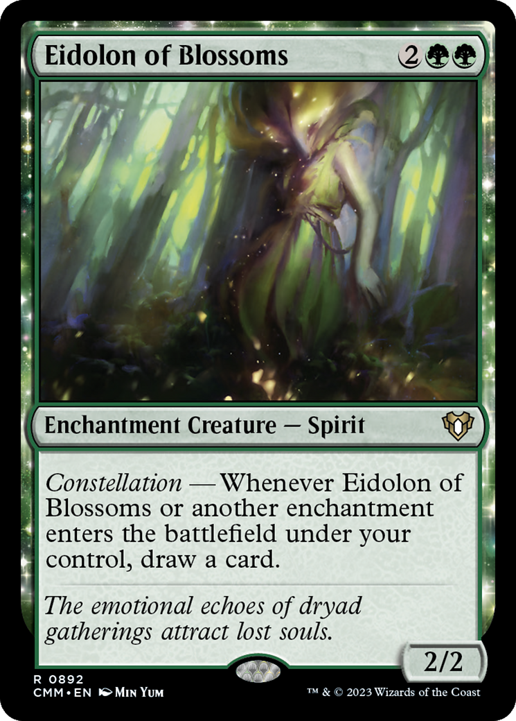 Eidolon of Blossoms [Commander Masters] | Dragon's Lair Comics and Fantasy Houston TX