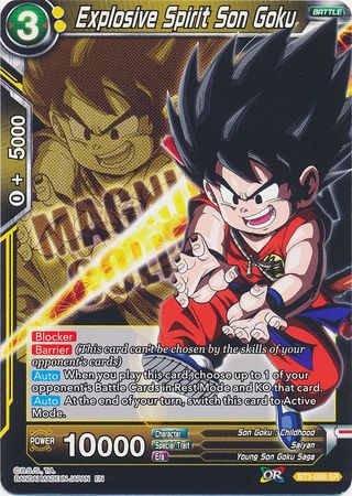 Explosive Spirit Son Goku (BT3-088) [Magnificent Collection Forsaken Warrior] | Dragon's Lair Comics and Fantasy Houston TX