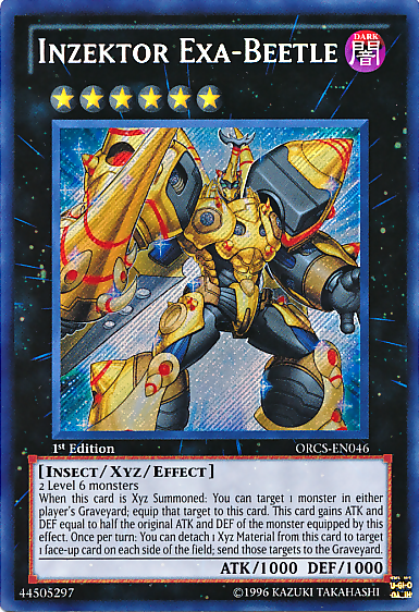 Inzektor Exa-Beetle [ORCS-EN046] Secret Rare | Dragon's Lair Comics and Fantasy Houston TX