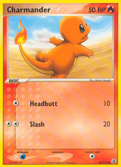 Charmander (58/112) [EX: FireRed & LeafGreen] | Dragon's Lair Comics and Fantasy Houston TX